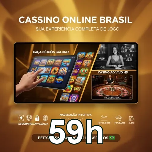 Tela mobile da 59h com suporte rápido e seguro